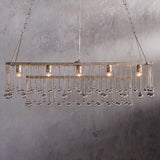 Modern Aubrey Rectangular Chandelier 47" 60"