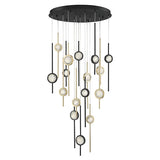 Barle Led Round Chandelier 16 Pendant