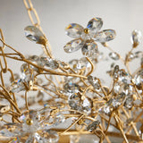 Crystal Flowers Fiore Crown Chandelier