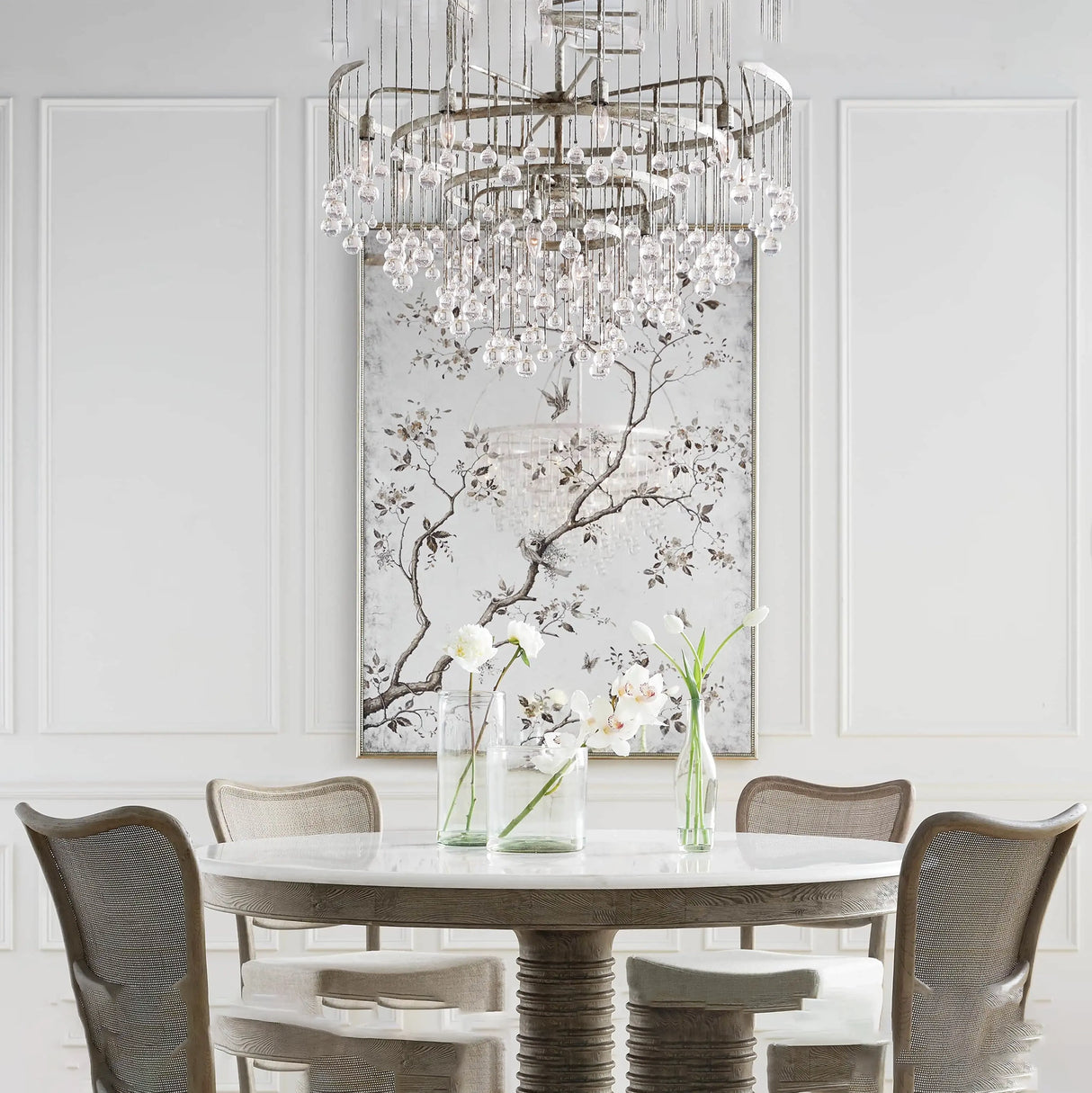 Modern Aubrey 4 Tier Chandelier