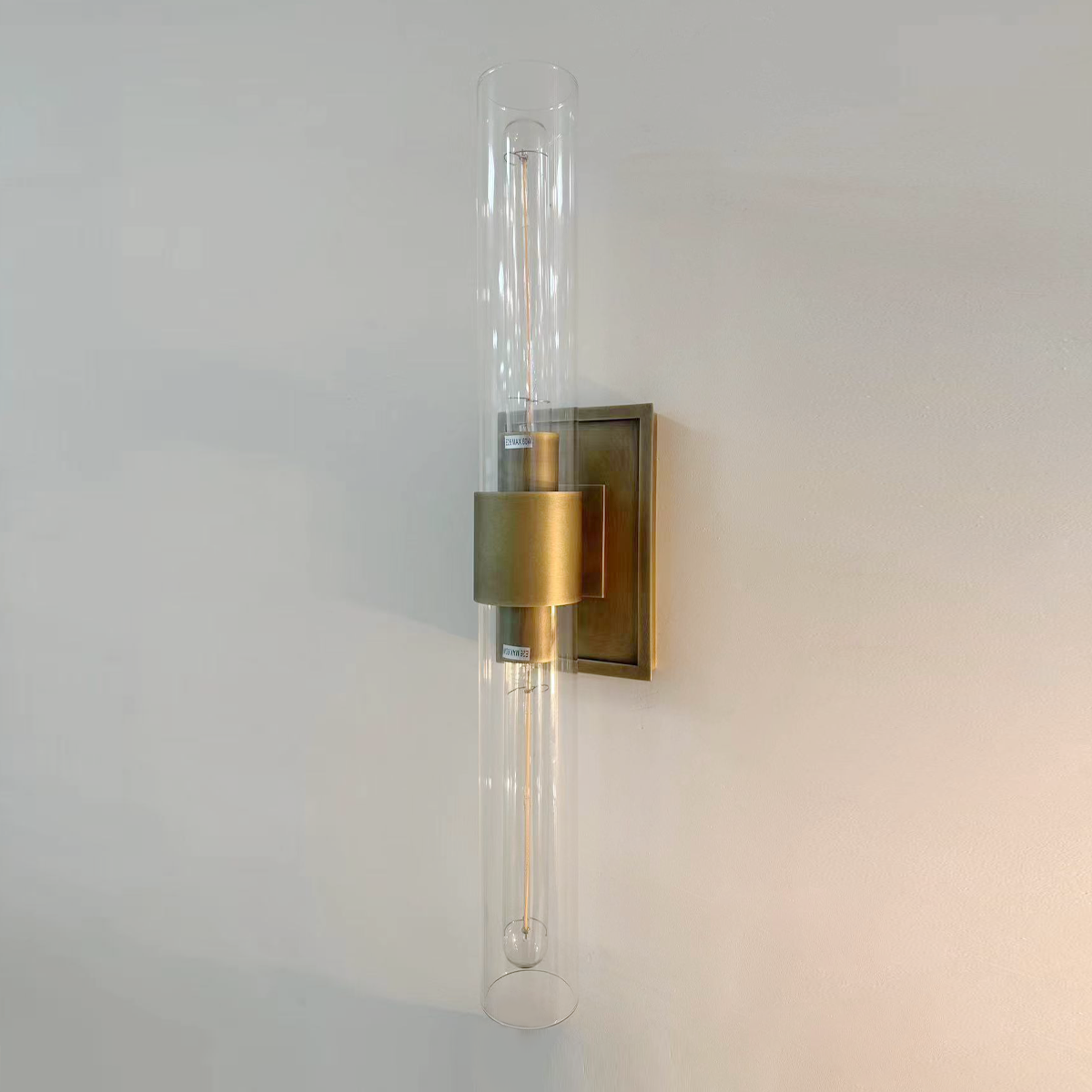 Modern Art Glass Presidio Petite Double Wall Sconce