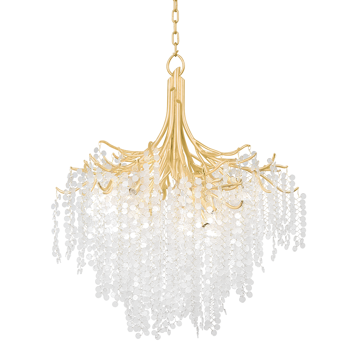 Art Glass Drops Genoa Chandelier