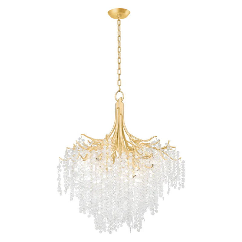 Art Glass Drops Genoa Chandelier