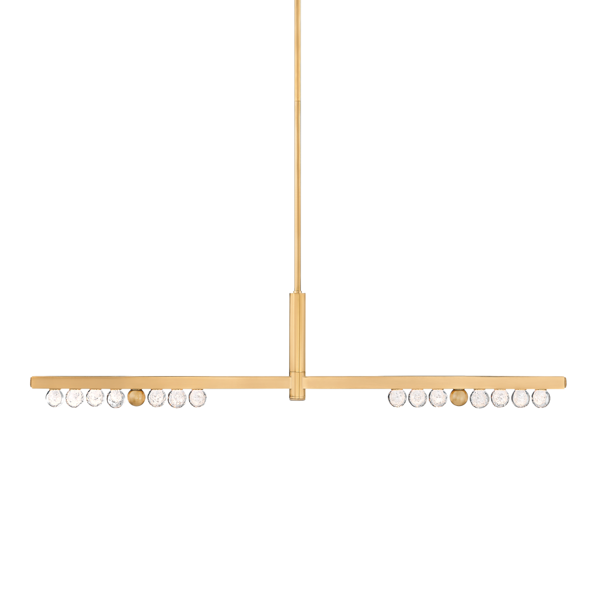 Annecy Crystal Glass Ball Linear Chandelier