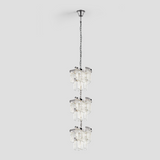 Twin Palms Crystal Round Multi-Tier Chandelier