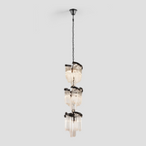 Twin Palms Crystal Round Multi-Tier Chandelier