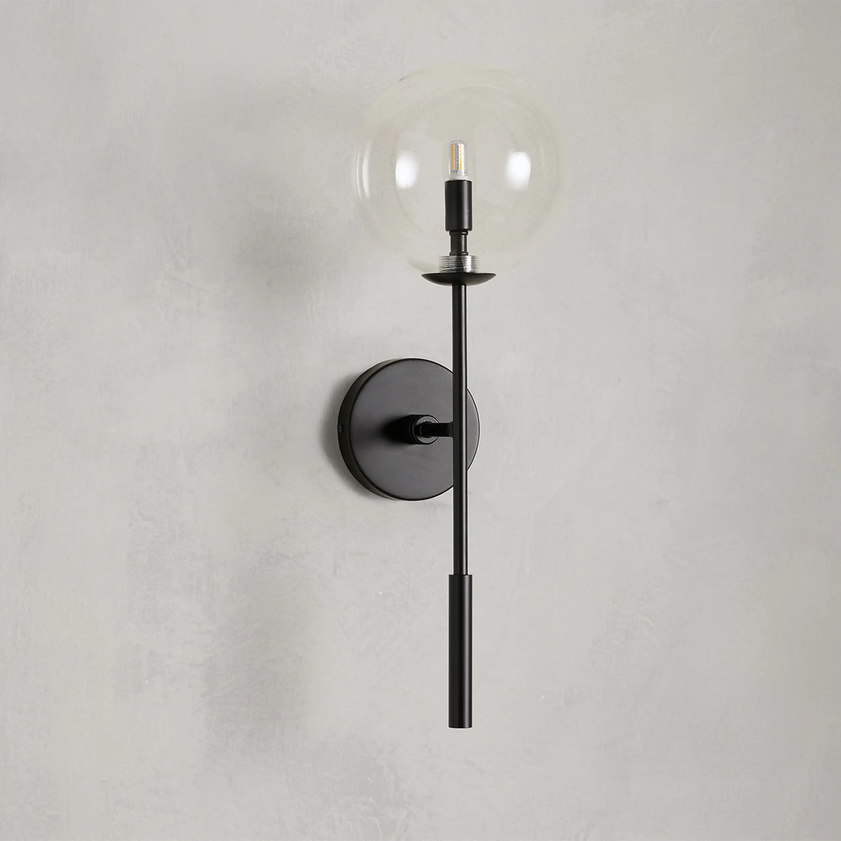 Moder Apollo Glass Ball Wall Sconce