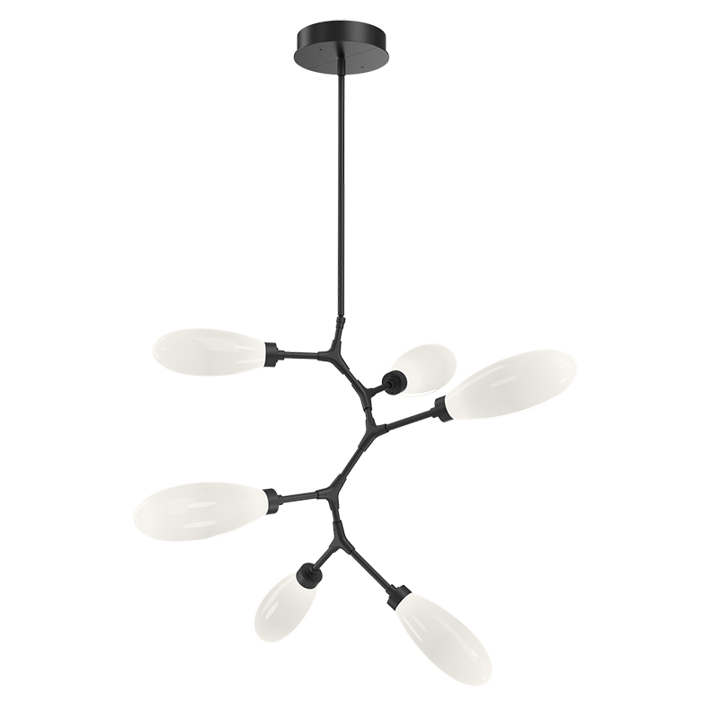 Art Glass Fiori Modern Vine Chandelier