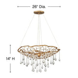 Art Drops Glass Laguna Chandelier