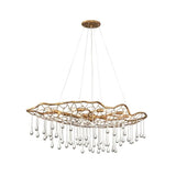 Art Drops Glass Laguna Oval Chandelier