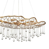 Art Drops Glass Laguna Oval Chandelier