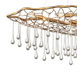 Art Drops Glass Laguna Oval Chandelier