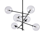 Moder Apollo Glass Ball Chandelier