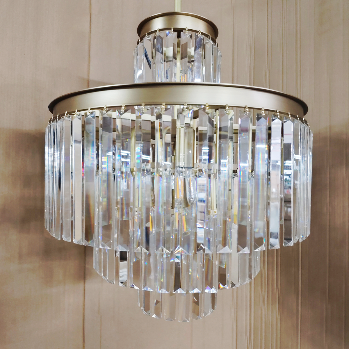 Art Leyland Crystal Round Chandelier 11 Light