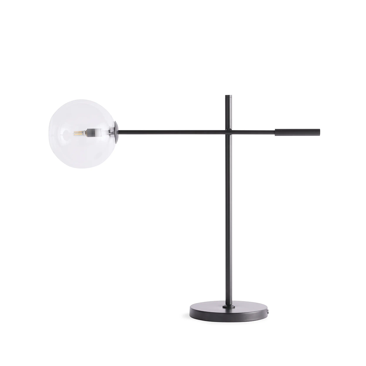 Moder Apollo Glass Ball Task Table Lamp