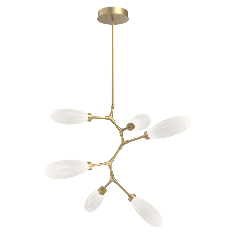 Art Glass Fiori Modern Vine Chandelier