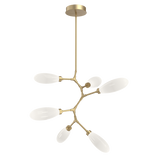 Art Glass Fiori Modern Vine Chandelier