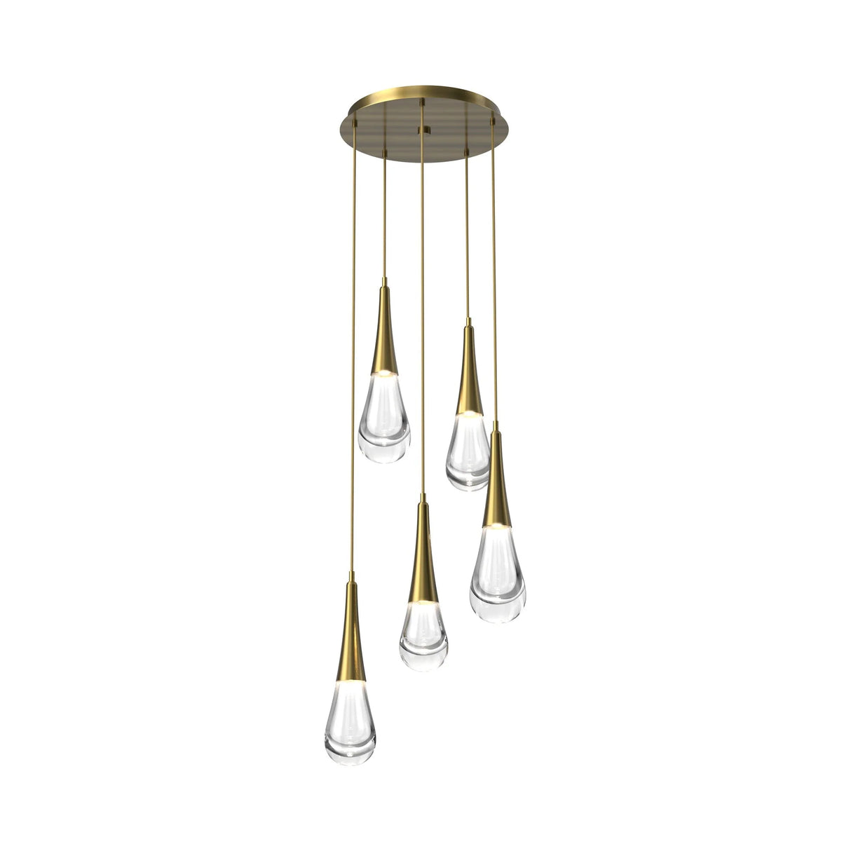 Rain LED Round Chandelier