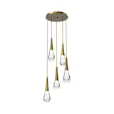 Rain LED Round Chandelier