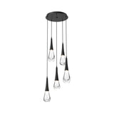 Rain LED Round Chandelier