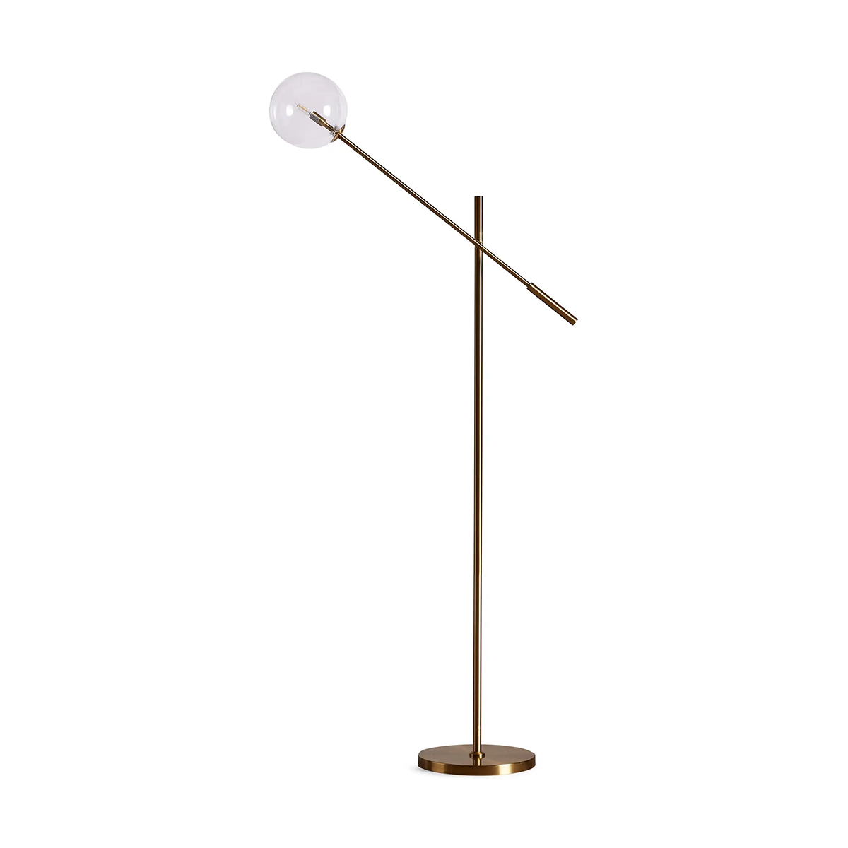 Moder Apollo Glass Ball Task Floor Lamp