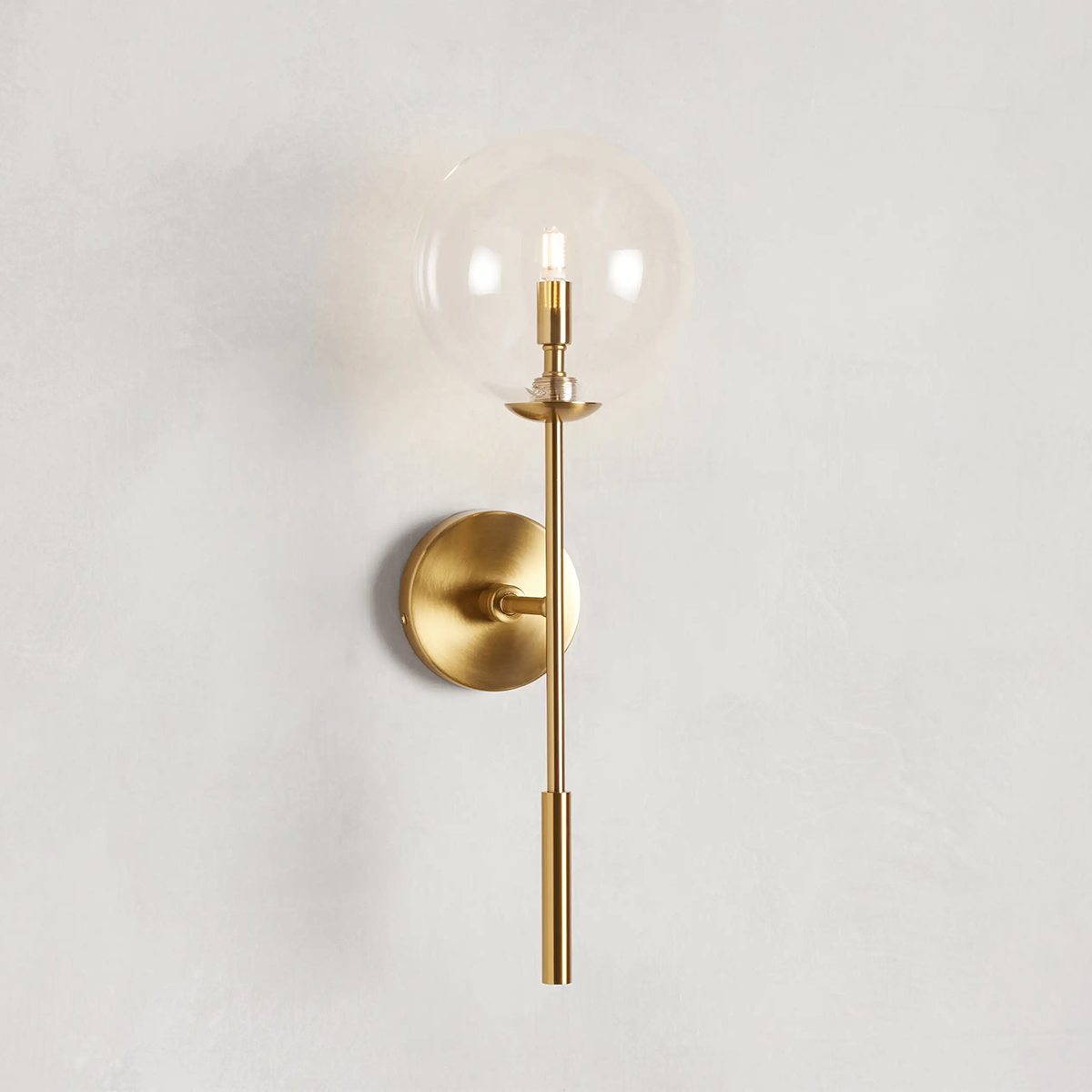 Moder Apollo Glass Ball Wall Sconce