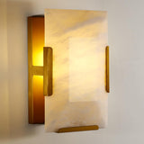 Square Marble Slice Wall Sconce 9.8"