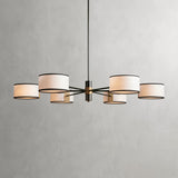 Daphnea Drum Shade Round Chandelier