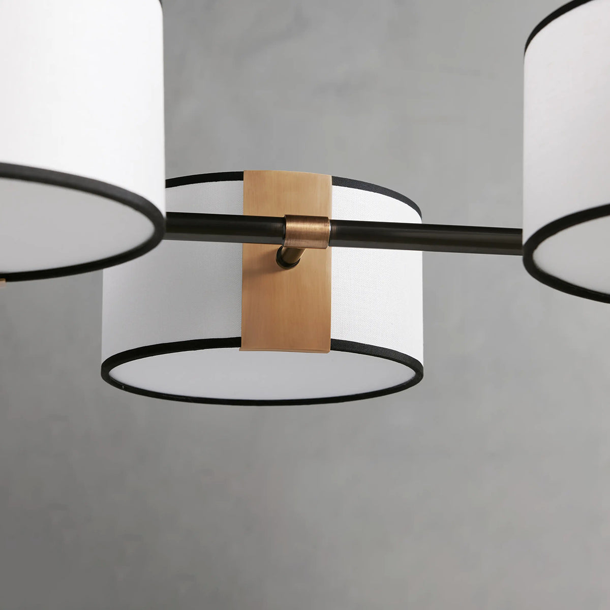 Daphnea Drum Shade Linear Chandelier