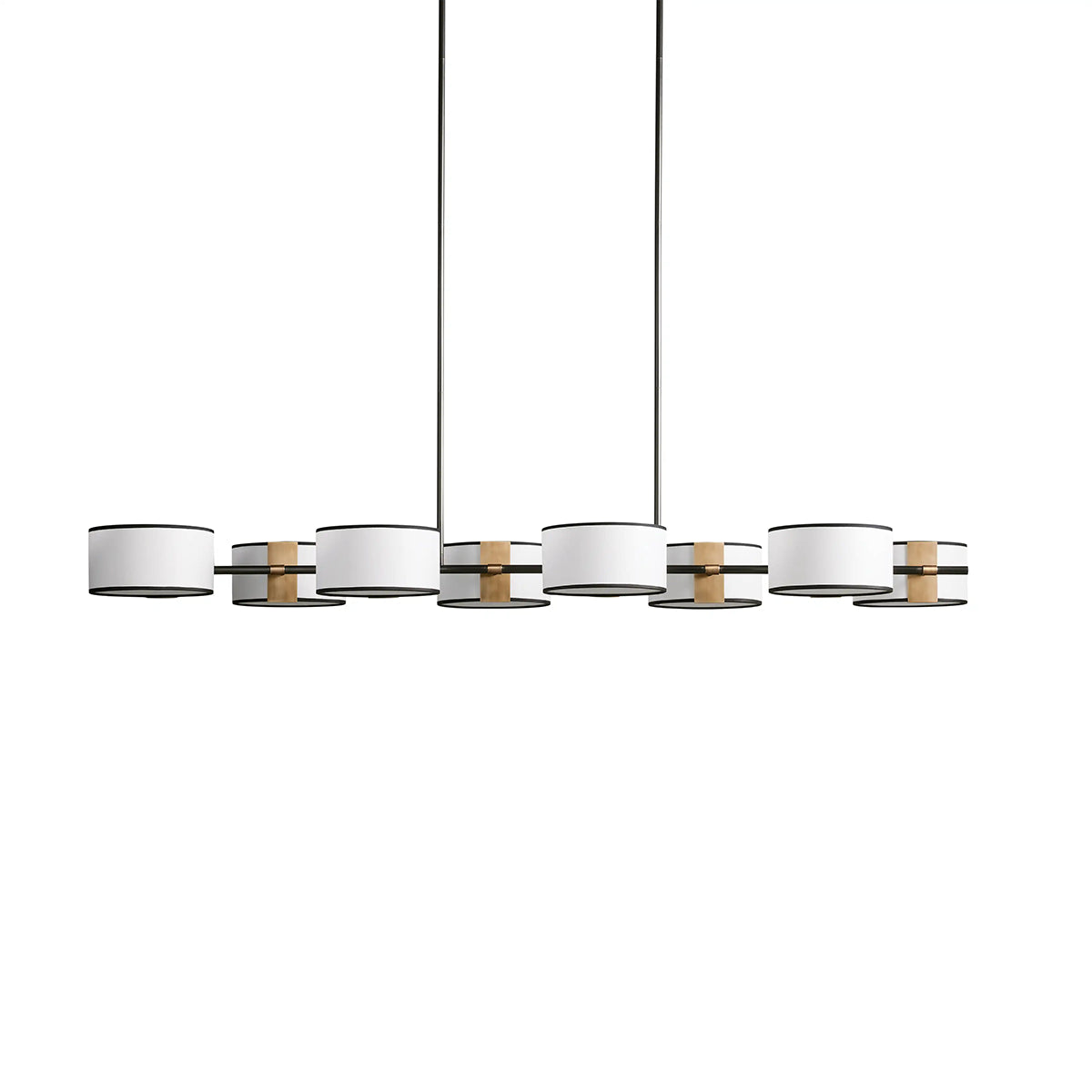 Daphnea Drum Shade Linear Chandelier