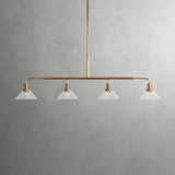 Art Glass Therona Linear Chandelier