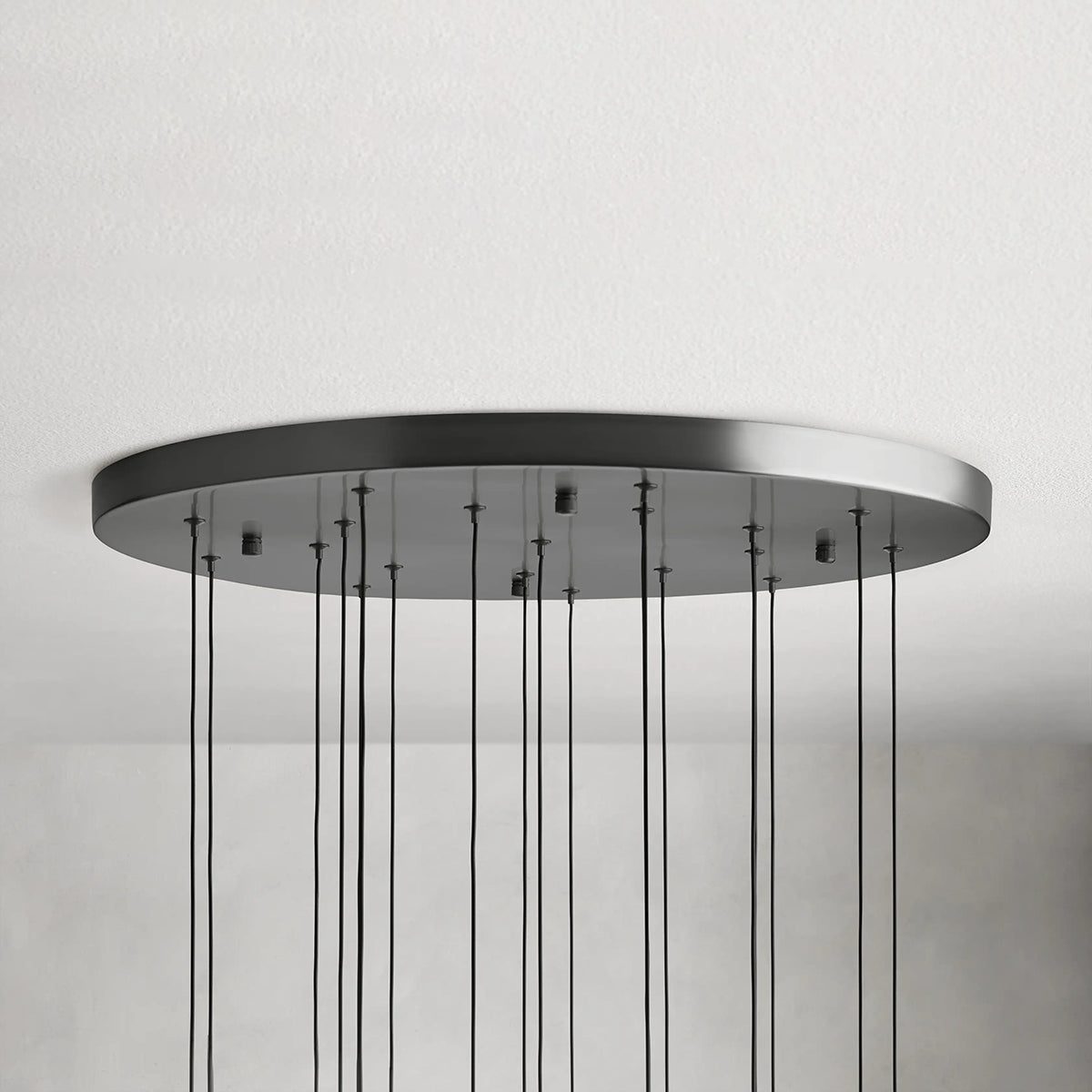 Rain Glass Soltaire Round Chandelier