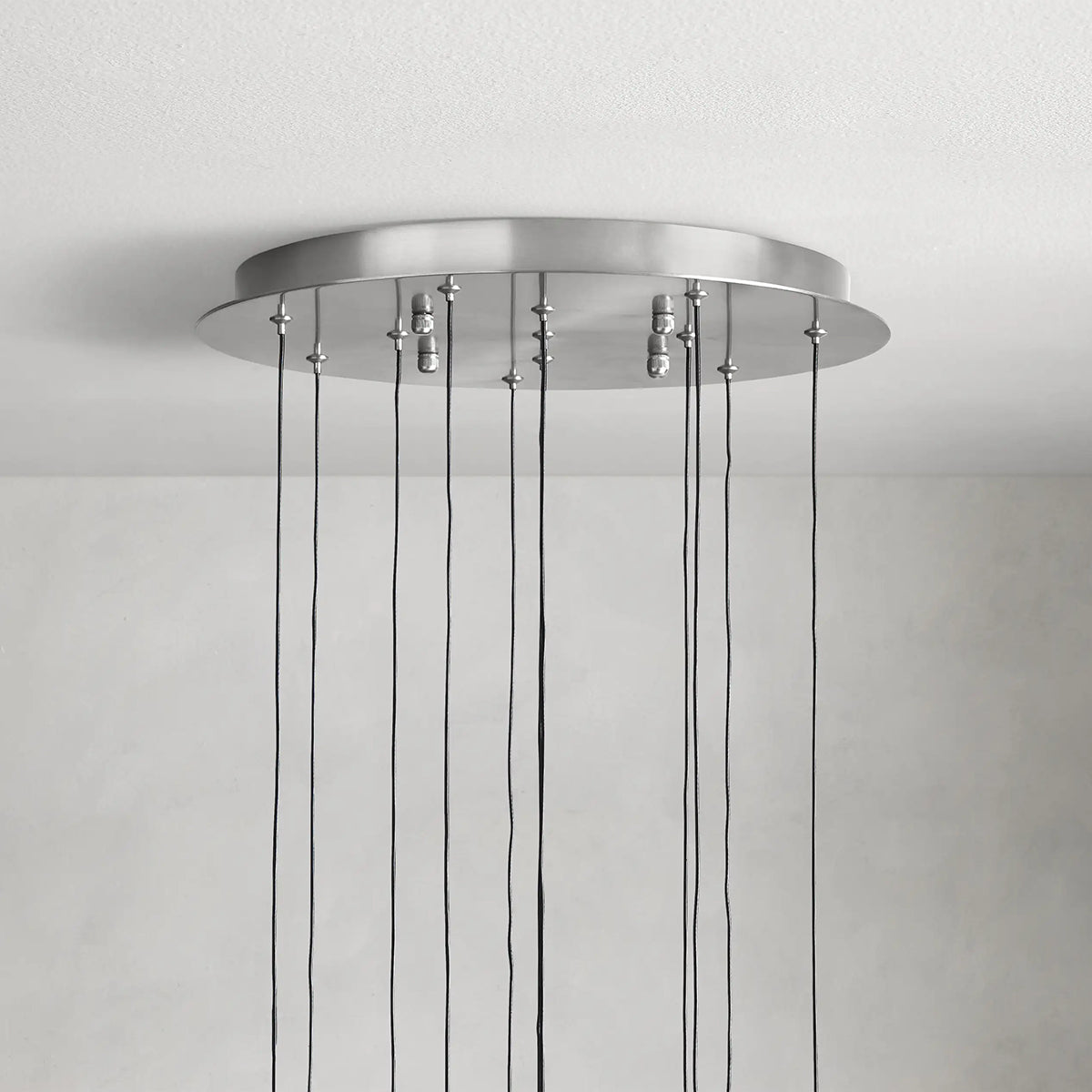 Rain Glass Soltaire Round Chandelier