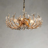 Adela Glass Petal 6 Light Chandelier