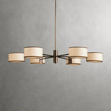 Daphnea Drum Shade Round Chandelier