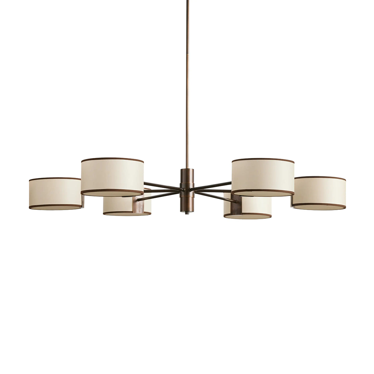 Daphnea Drum Shade Round Chandelier