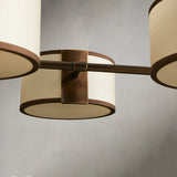 Daphnea Drum Shade Linear Chandelier