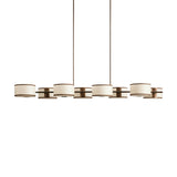 Daphnea Drum Shade Linear Chandelier