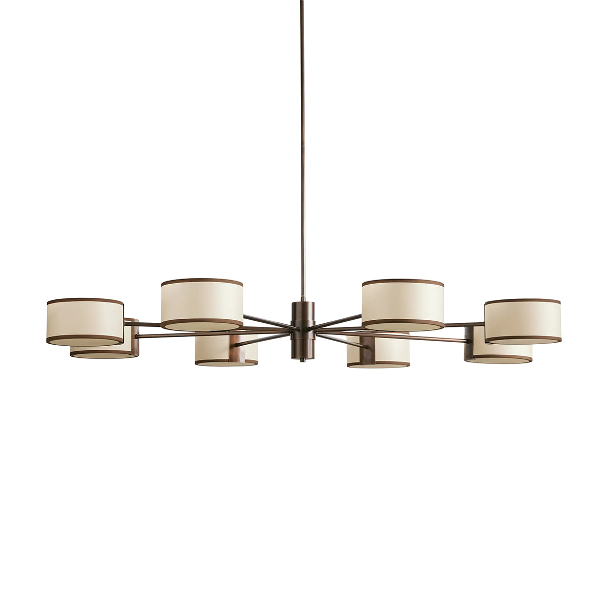 Daphnea Drum Shade Round Chandelier