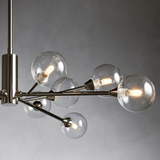 Moder Apollo Glass Ball Round Chandelier