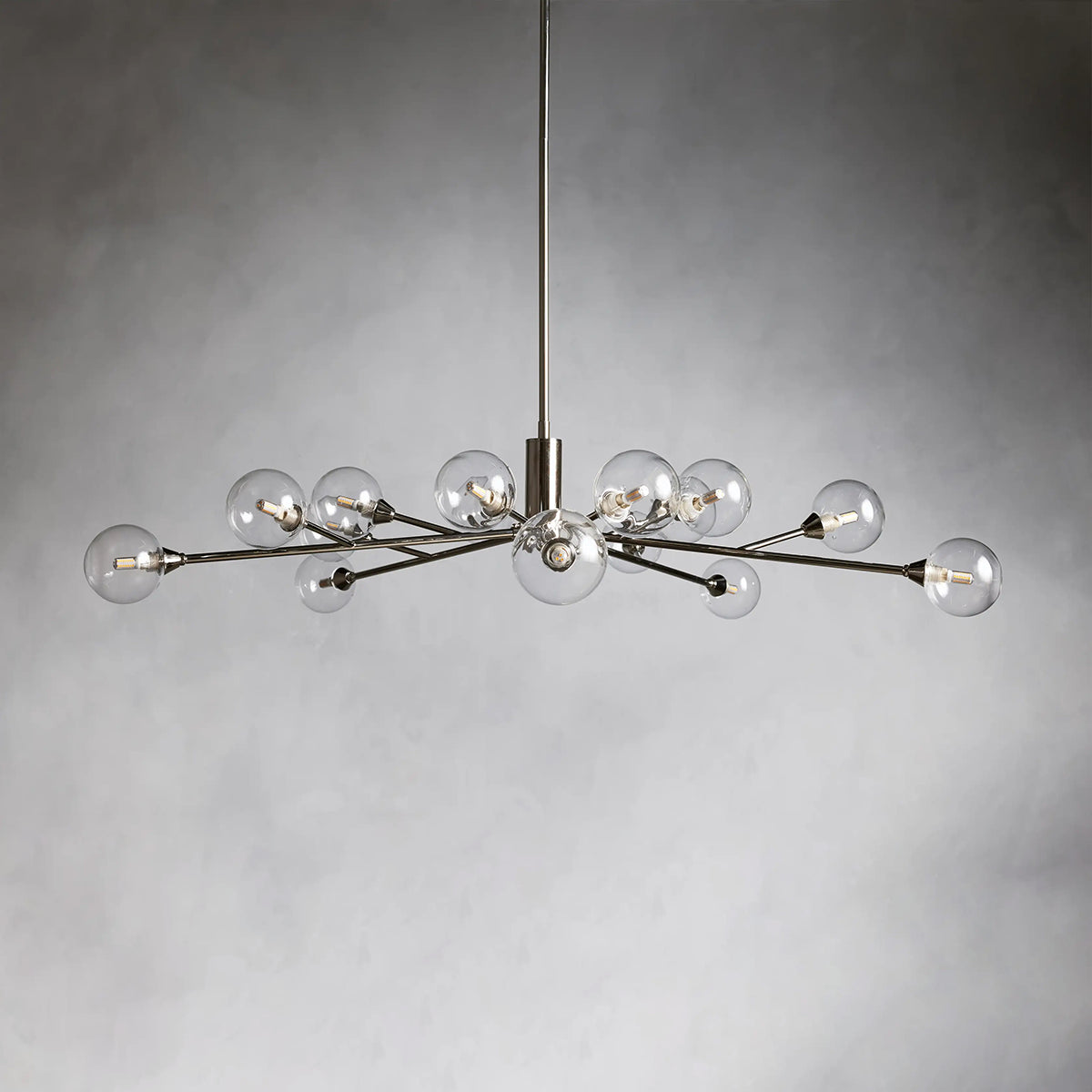 Moder Apollo Glass Ball Round Chandelier