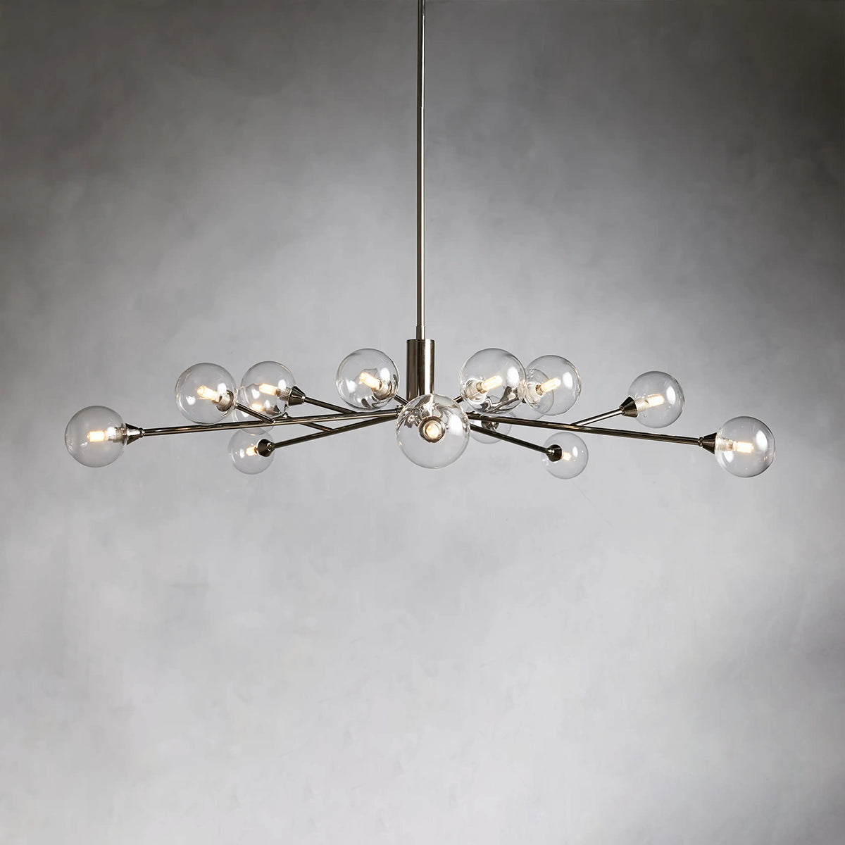 Moder Apollo Glass Ball Round Chandelier