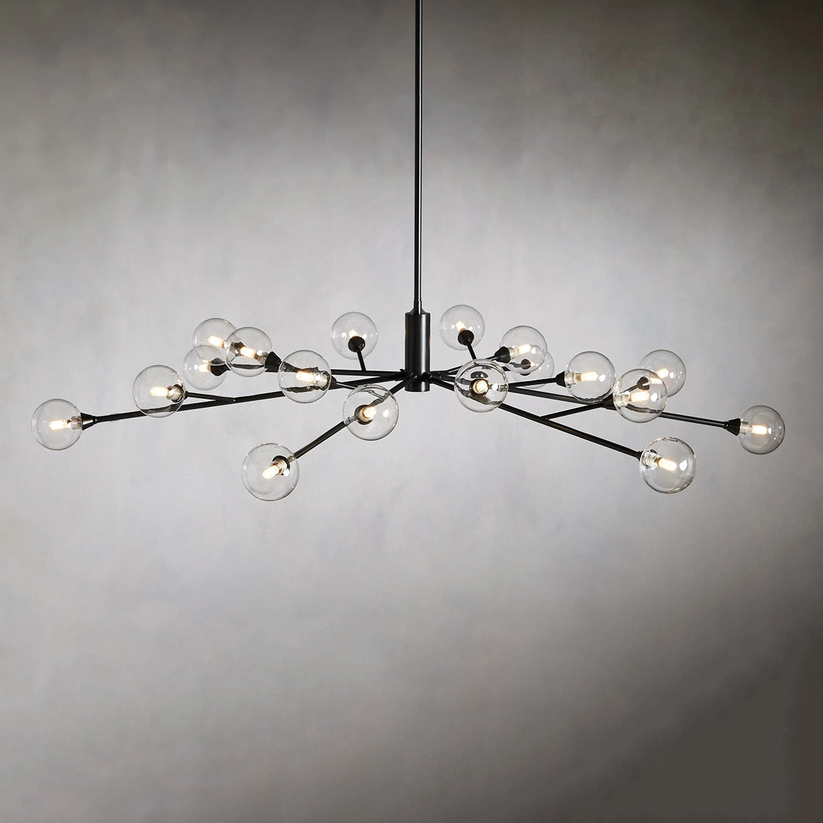 Moder Apollo Glass Ball Round Chandelier