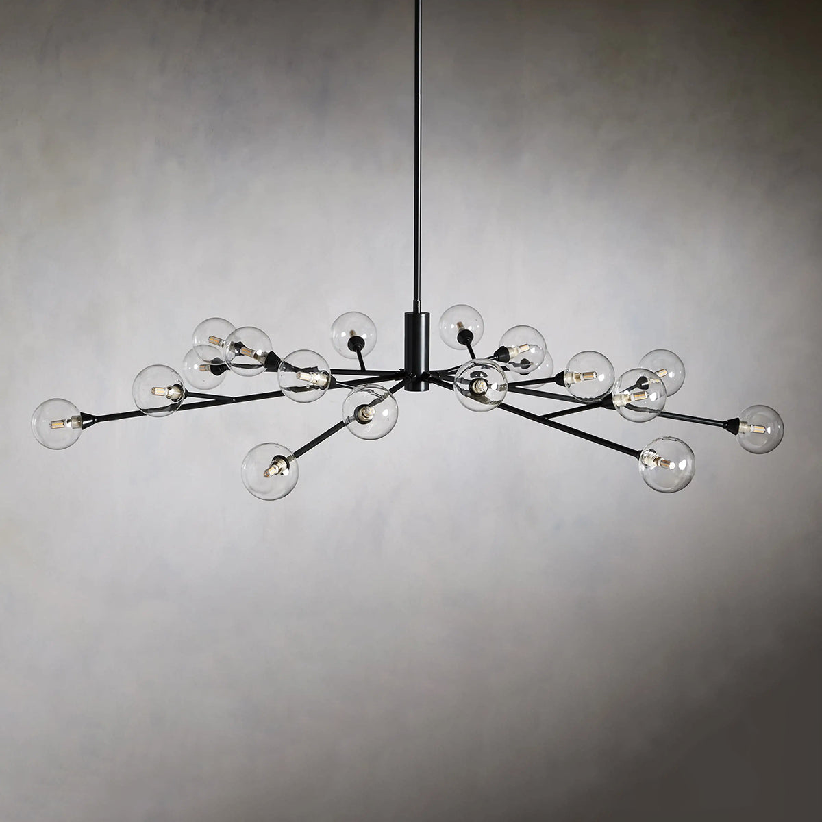 Moder Apollo Glass Ball Round Chandelier