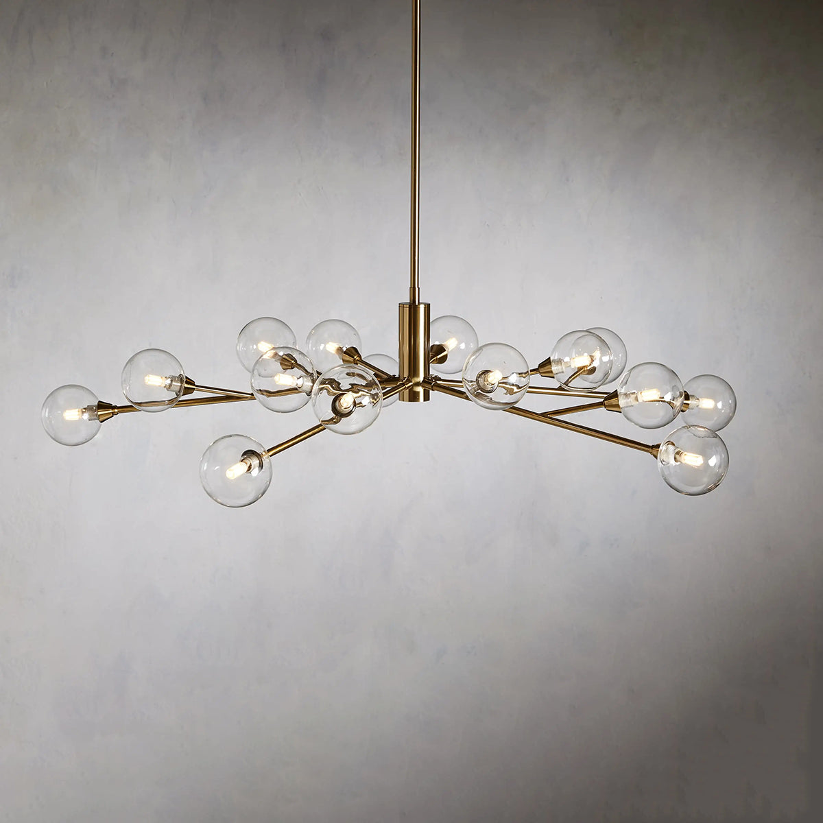 Moder Apollo Glass Ball Round Chandelier