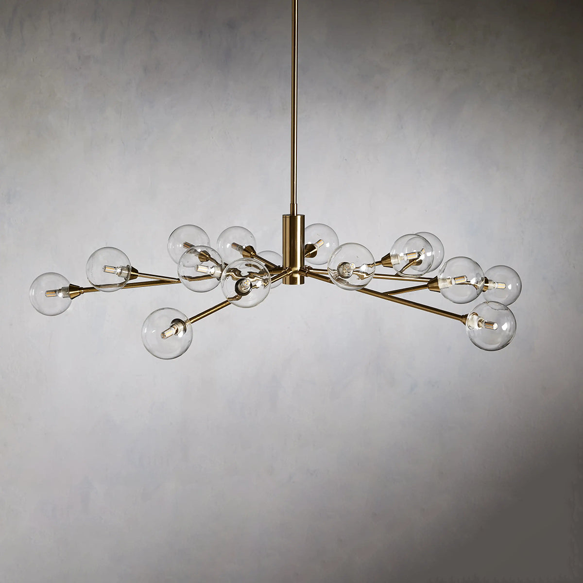 Moder Apollo Glass Ball Round Chandelier