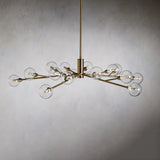 Moder Apollo Glass Ball Round Chandelier