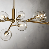 Moder Apollo Glass Ball Round Chandelier