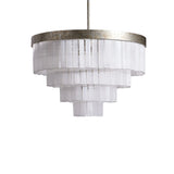 Art White Selenite Modern Cameron 4 Tier Chandelier