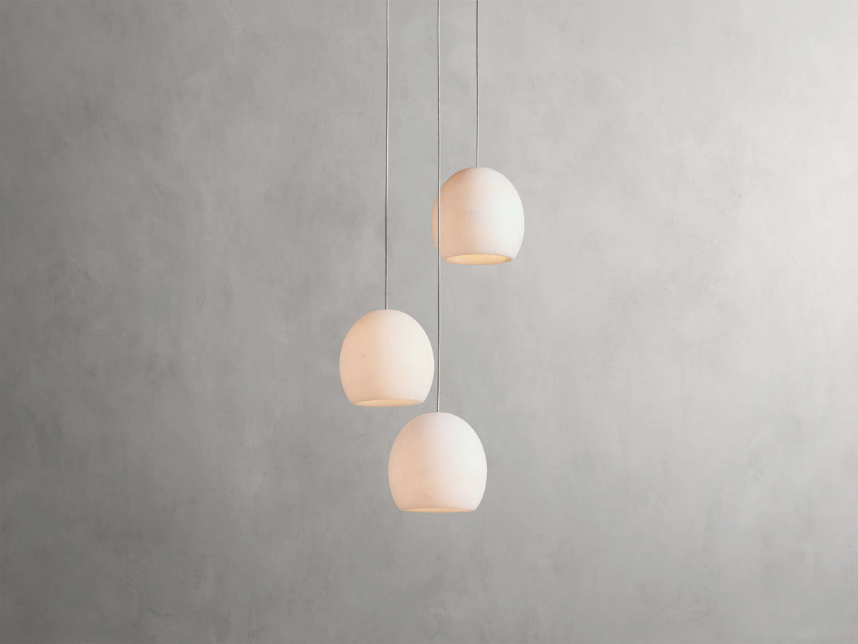 Alabaster Maeva Round Chandelier